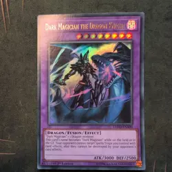 Dark Magician the Dragon Knight LEDD-ENA00 Ultra Rare Near Mint 1st Ed Yugioh - Image 1