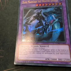 Dark Magician the Dragon Knight LEDD-ENA00 Ultra Rare Near Mint 1st Ed Yugioh - Image 2