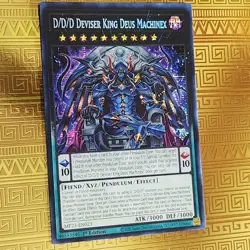D/D/D Deviser King Deus Machinex MP23-EN023 Prismatic Secret Rare NM Yu-Gi-Oh - Image 1