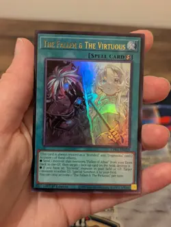 The Fallen & The Virtuous-CH01-EN019-Ultra Rare-1st Edition-Yugioh! - Image 2