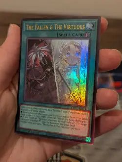 The Fallen & The Virtuous-CH01-EN019-Ultra Rare-1st Edition-Yugioh! - Image 3