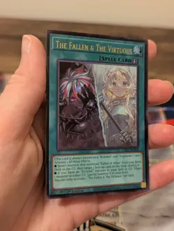 The Fallen & The Virtuous-CH01-EN019-Ultra Rare-1st Edition-Yugioh! - Image 4