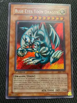 Blue Eyes Toon Dragon 1st Edition Yu-gi-oh Card (MRL-000) NM Condition - Image 1