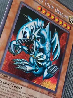 Blue Eyes Toon Dragon 1st Edition Yu-gi-oh Card (MRL-000) NM Condition - Image 2