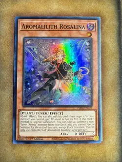 Yugioh Aromalilith Rosalina PHNI-EN022 Super Rare 1st Ed NM - Image 1
