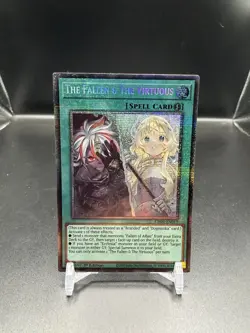 YUGIOH The Fallen & The Virtuous (CH01-EN019) Starlight Rare 1st Edition - Image 1