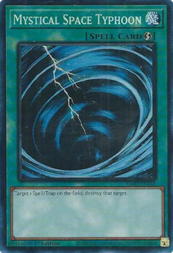 YUGIOH MYSTICAL SPACE TYPHOON PLATINUM RA02-EN048 NEAR MINT - Image 1