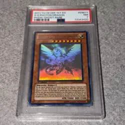 YUGIOH 1ST ED PHSW-EN011 GALAXY EYES PHOTON DRAGON GHOST RARE PSA 7 - Image 1