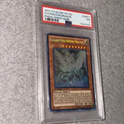 YUGIOH 1ST ED PHSW-EN011 GALAXY EYES PHOTON DRAGON GHOST RARE PSA 7 - Image 3