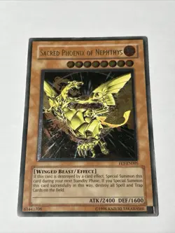Yu-Gi-Oh!, Sacred Phoenix of Nephthys, FET-EN005, Ultimate Rare - Image 1