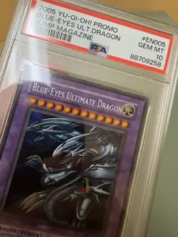 Yugioh Blue-Eyes Ultimate Dragon Secret Rare JMP-EN005 PSA 10 Gem Mint - Image 3