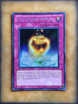 Yugioh The Golden Apples STOR-EN071 Secret Rare 1st Ed LP - Image 1