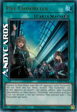 PAX ESOSORELLA • IT066 • (Exosister Pax) • Ultra R • RA02 1Ed • Yugioh ANDYCARDS - Image 1