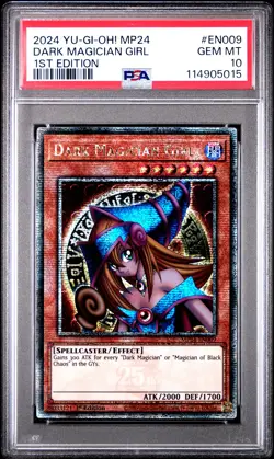 2024 YU-GI-OH! MP24-25TH ANV TIN: DUELING MIRRORS DARK MAGICIAN GIRL PSA 10 - Image 1