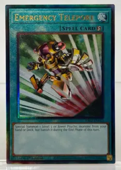 Emergency Teleport 1st Edition Prismatic Ultimate Rare RA02-EN053 Yu-Gi-Oh! - Image 1