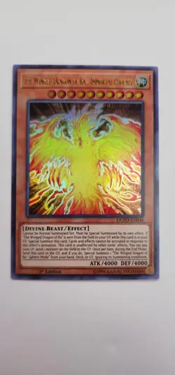 The Winged Dragon of Ra - Immortal Phoenix DUPO-EN046 Yu-Gi-Oh 1st Edition NM - Image 1