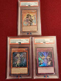 Yu-Gi-Oh! - Water Enchantress/Oracle Mana/Magicians PSA Graded Cards (Lot of 3) - Image 1