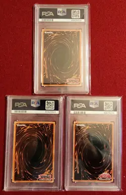 Yu-Gi-Oh! - Water Enchantress/Oracle Mana/Magicians PSA Graded Cards (Lot of 3) - Image 2
