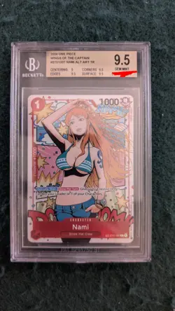 2024 ONE PIECE OP06-WINGS OF THE CAPTAIN 007 NAMI TREASURE RARE - Image 1