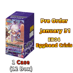 Pre Order One Piece Japanese Egghead Crisis EB04 Booster Case (12 Box) Sealed - Image 1