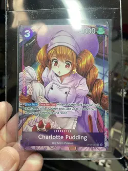 One Piece TCG English OP08-067 Charlotte Pudding Alt Art Parallel NM - Image 3