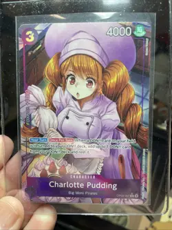 One Piece TCG English OP08-067 Charlotte Pudding Alt Art Parallel NM - Image 4