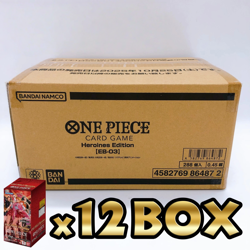 One Piece Japanese Extra Booster Heroines Edition Sealed Case (12 Boxes) EB-03！ - Image 1