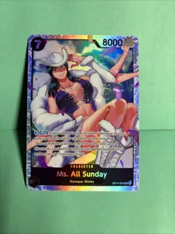 One Piece- Ms All Sunday -OP14-084 The Azure Sea's Seven -Super Rare - Foil - Image 1