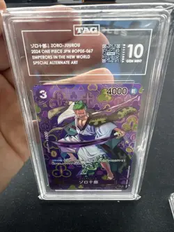 Special Alternate Art Zoro-Juurou One Piece OP09 Japanese SP OP05-067 R TAG 10 - Image 1