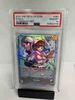 2025 One Piece OP12-081 Koala Leader Alt Art PSA 10 - Image 1