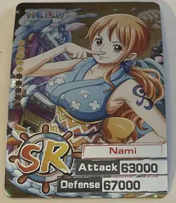 NAMI SR Holo Foil ONE PIECE Anime TCG CCG Collectible Card - Image 1