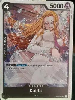 One Piece Card KALIFA CP0 OP07-081 C ENG TCG Card CP9 - Image 2