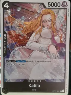 One Piece Card KALIFA CP0 OP07-081 C ENG TCG Card CP9 - Image 4