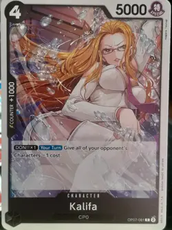 One Piece Card KALIFA CP0 OP07-081 C ENG TCG Card CP9 - Image 5