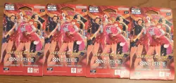One Piece TCG EB-03 Sleeved Booster Pack Lot of 4 Sealed English - Image 1