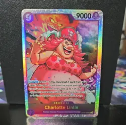 One Piece CCG Charlotte Linlin Two Legends SR Foil OP08-069 NM - Image 2