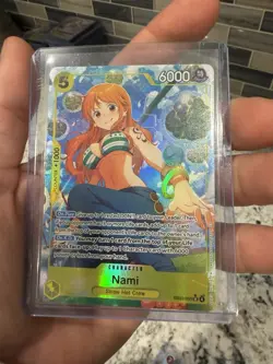 One Piece CCG Nami EB03-053 Foil Character Card 5 Cost 6000 Power alt art - Image 1