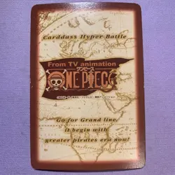 One Piece Luffy Hyper Battle Carddass C01 Rare TCG Japanese - Image 2