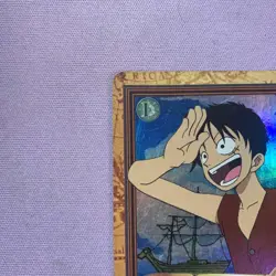 One Piece Luffy Hyper Battle Carddass C01 Rare TCG Japanese - Image 3
