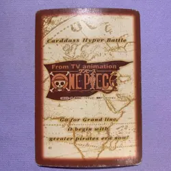 One piece Hyper Battle Luffy Carddass C01 1999 Rare TCG Japanese - Image 2