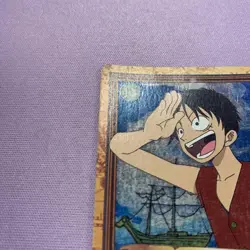One piece Hyper Battle Luffy Carddass C01 1999 Rare TCG Japanese - Image 4