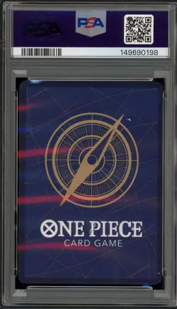 One Piece CCG Monkey.D.Luffy College Basketball US Voyage Promo P-055 PSA 10 - Image 2
