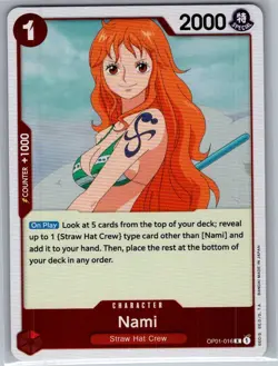 Nami OP01-016 English Romance Dawn - One Piece Card - NM - Image 1