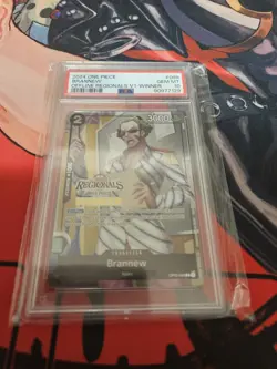 PSA 10 Brannew OP03-089 EN ONE PIECE TCG 2024 OFFLINE REGIONALS WINNER - Image 1
