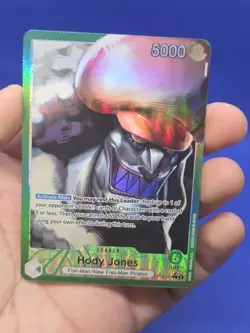 One Piece Wings of the Captain Hody Jones OP06-020 Alternate Alt Art Leader NM - Image 2