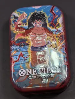 One Piece Card Game Mini Tin Vol.1 ~ Lot Of (4) Tins ~ Brand New Factory Sealed! - Image 2