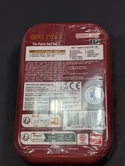 One Piece Card Game Mini Tin Vol.1 ~ Lot Of (4) Tins ~ Brand New Factory Sealed! - Image 3