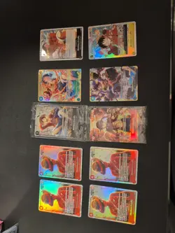 One Piece Tcg Collection, 10 card Lot (Luffy Cards) NM - Image 1