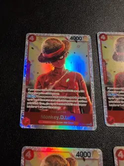One Piece Tcg Collection, 10 card Lot (Luffy Cards) NM - Image 2