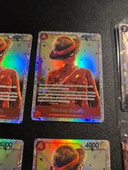 One Piece Tcg Collection, 10 card Lot (Luffy Cards) NM - Image 3